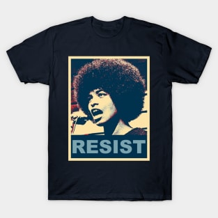 Angela Davis Resist T-Shirt